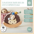 Motorikschleife mit Wippe Igel - FR Infographic