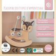 Motorikschleife mit Wippe Reh - FR Infographic