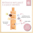 Motorikschleife mit Wippe Reh - FR Infographic