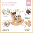 Motorikschleife mit Wippe Reh - FR Infographic