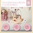 Motorikschleife mit Wippe Reh - FR Infographic