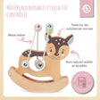 Motorikschleife mit Wippe Reh - FR Infographic