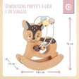 Motorikschleife mit Wippe Reh - IT Infographic