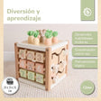 MOTORIKWÜRFEL HASE FINE FSC® - ES Infographic