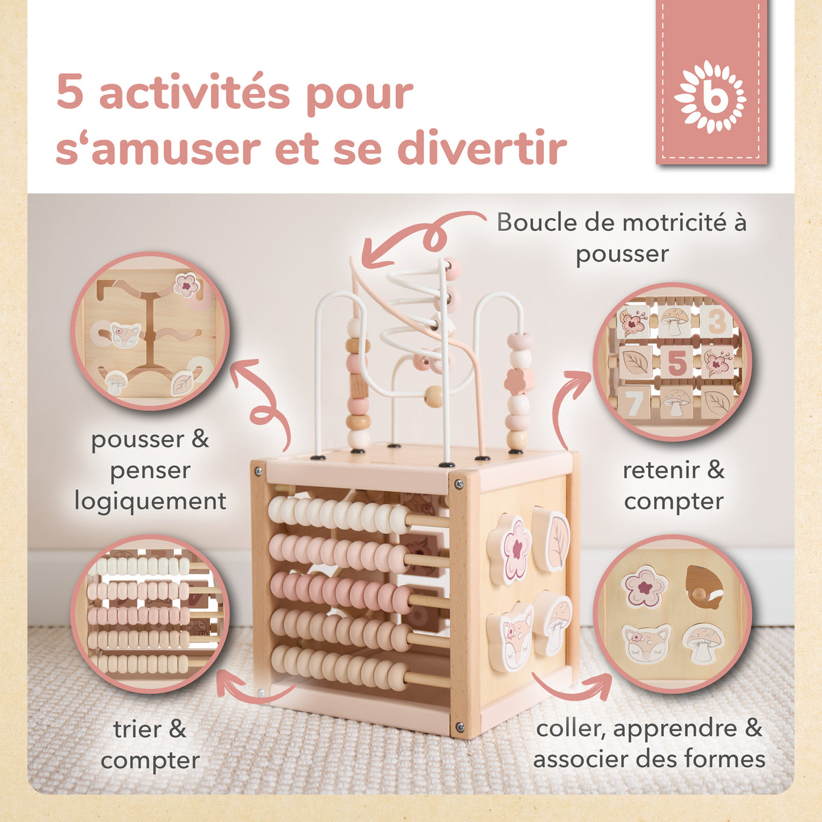MOTORIKWÜRFEL REH ELLA FSC® - FR Infographic