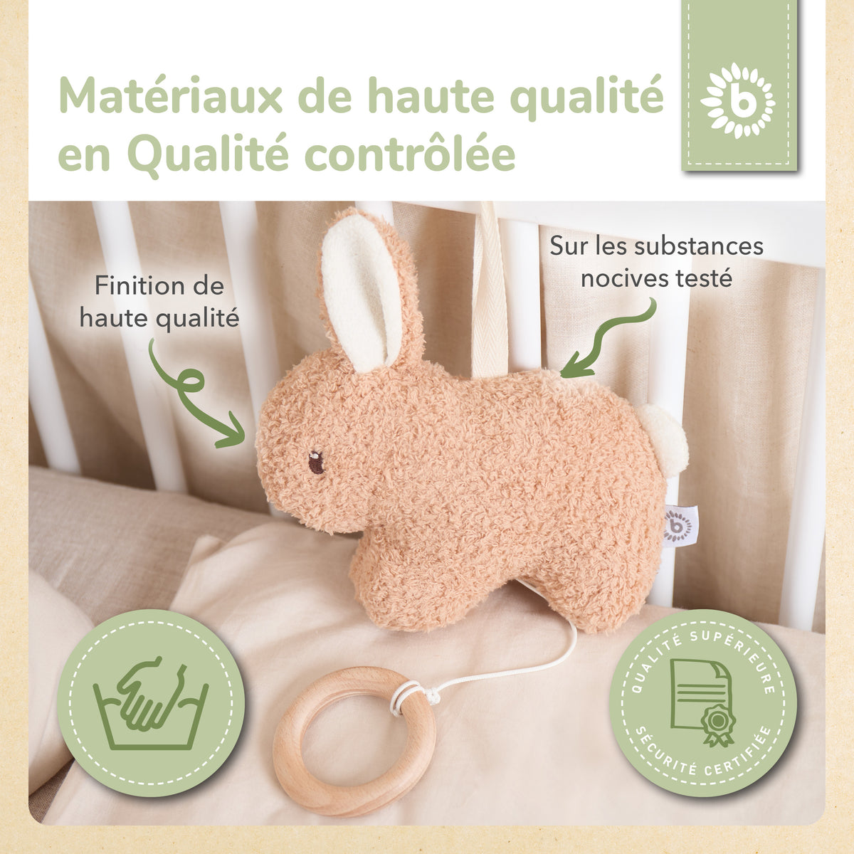MUSIKSPIELUHR HASE FINE - FR Infographic