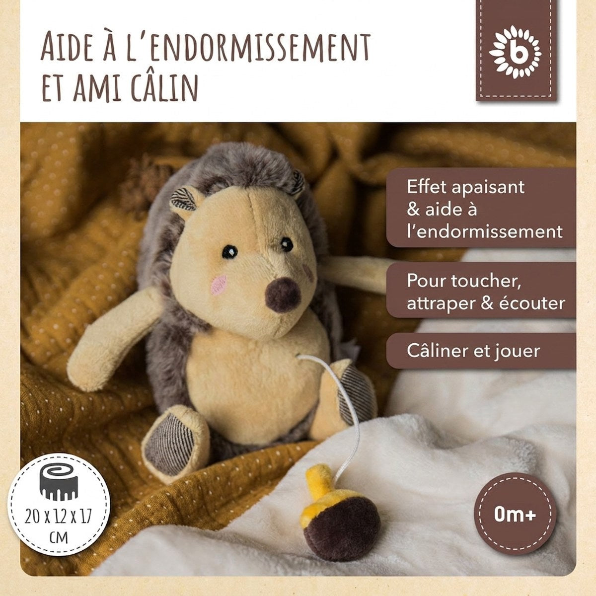 Musikspieluhr Igel Piksi - FR Infographic