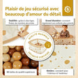 Pop up Bällebad Dots mit 50 Bällen - FR Infographic