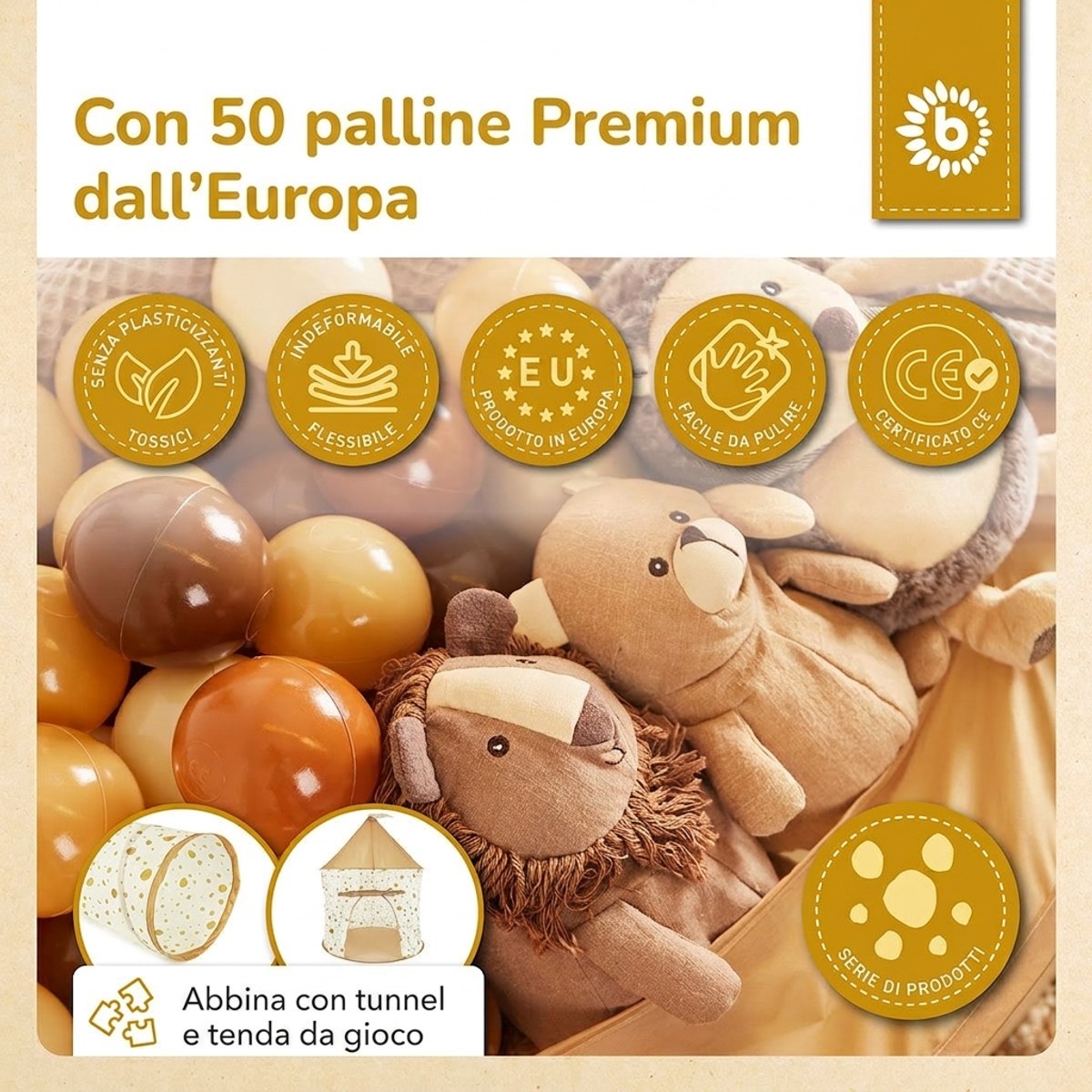 Pop up Bällebad Dots mit 50 Bällen - IT Infographic