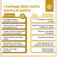 Pop up Bällebad Dots mit 50 Bällen - IT Infographic