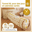 Pop up Spieltunnel Dots - FR Infographic