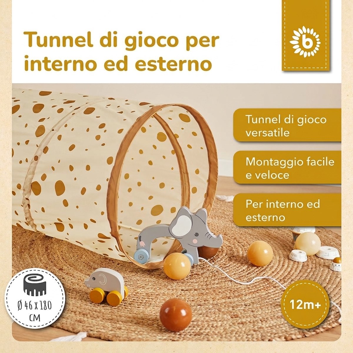 Pop up Spieltunnel Dots - IT Infographic