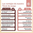 Pop Up Spieltunnel Dreamy Flowers - ES Infographic