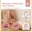 Pop Up Spieltunnel Dreamy Flowers - FR Infographic