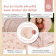 Pop Up Spieltunnel Dreamy Flowers - FR Infographic