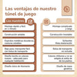Pop Up Spieltunnel Vintage Flowers - ES Infographic