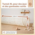 Pop Up Spieltunnel Vintage Flowers - FR Infographic