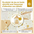 Pop up Spielzelt Dots - FR Infographic