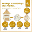 Pop up Spielzelt Dots - FR Infographic