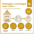 Pop up Spielzelt Dots - IT Infographic