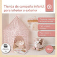 Pop Up Spielzelt Dreamy Flowers - ES Infographic