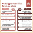 Pop Up Spielzelt Dreamy Flowers - IT Infographic