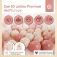 Pop Up Spielzelt und Bällebad Dreamy Flowers mit 50 Bällen - IT Infographic