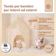 Pop Up Spielzelt Vintage Flowers - IT Infographic