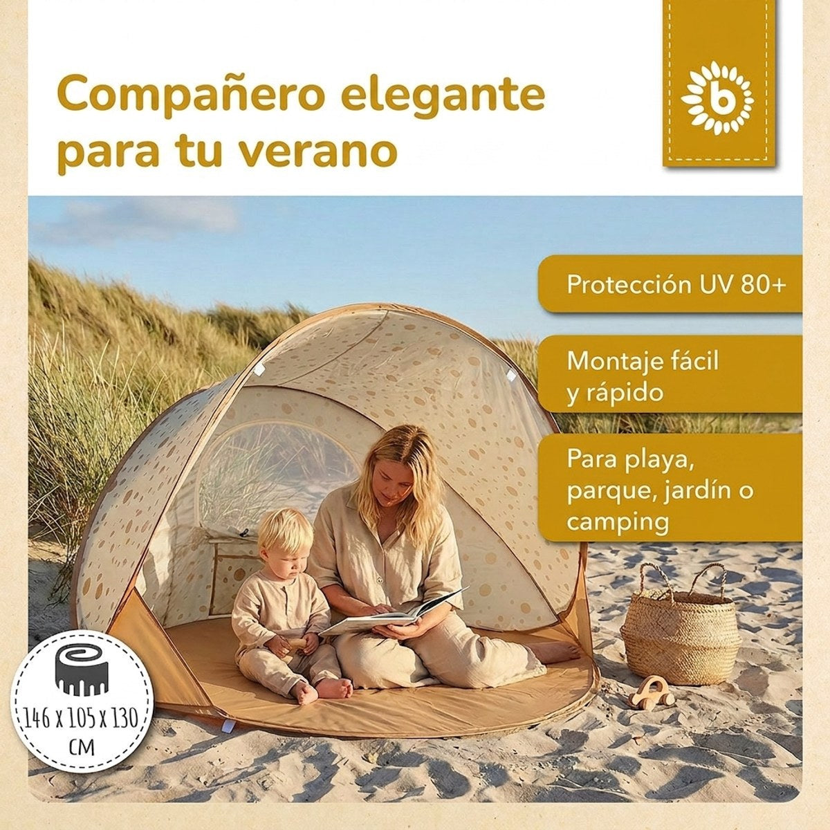 POP UP STRANDMUSCHEL DOTS - ES Infographic