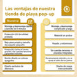 POP UP STRANDMUSCHEL DOTS - ES Infographic