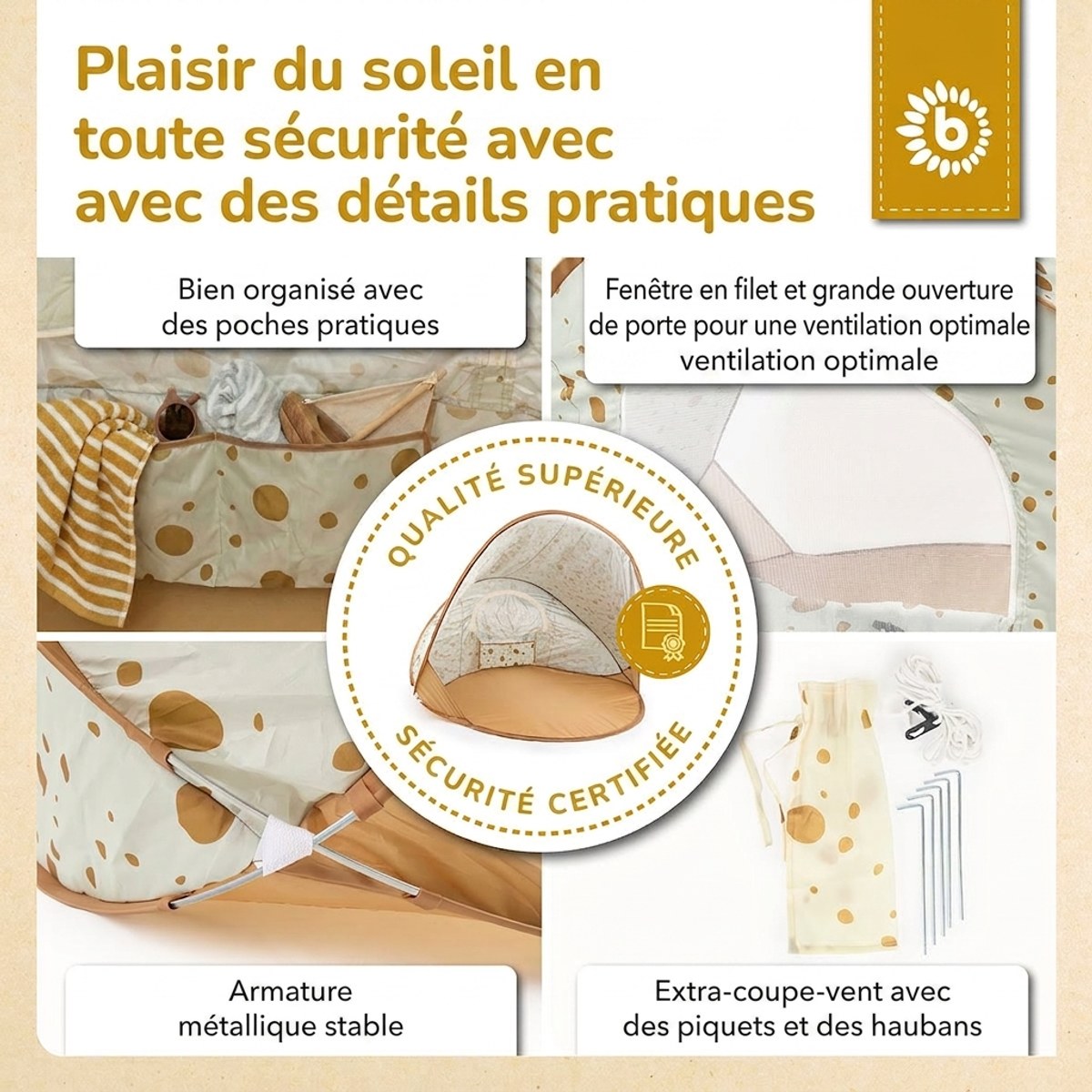 POP UP STRANDMUSCHEL DOTS - FR Infographic