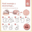 POP UP STRANDMUSCHEL DREAMY FLOWERS - ES Infographic