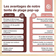 POP UP STRANDMUSCHEL DREAMY FLOWERS - FR Infographic