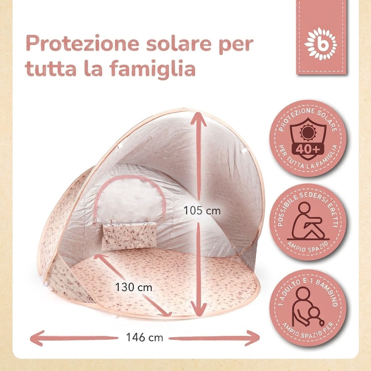 POP UP STRANDMUSCHEL DREAMY FLOWERS - IT Infographic