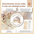 POP UP STRANDMUSCHEL VINTAGE FLOWERS - IT Infographic