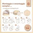 POP UP STRANDMUSCHEL VINTAGE FLOWERS - IT Infographic