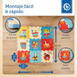 Puzzlematte Tier Motivzug 18 Teile - ES Infographic