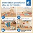 Puzzlematte Tier Motivzug 18 Teile - FR Infographic