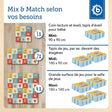 Puzzlematte Tier Motivzug 18 Teile - FR Infographic