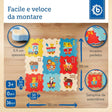 Puzzlematte Tier Motivzug 18 Teile - IT Infographic
