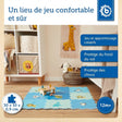Puzzlematte Tiere blau 18 Teile - FR Infographic