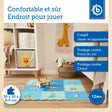 Puzzlematte Tiere blau 18 Teile - FR Infographic