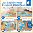 Puzzlematte Tiere blau 18 Teile - FR Infographic