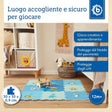 Puzzlematte Tiere blau 18 Teile - IT Infographic