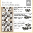 Puzzlematte Zahlen Black & White - ES Infographic