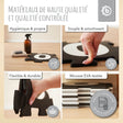 Puzzlematte Zahlen Black & White - FR Infographic