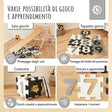Puzzlematte Zahlen Black & White - IT Infographic