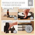 Puzzlematten Buchstaben black & white - ES Infographic
