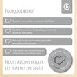 Puzzlematten Buchstaben black & white - FR Infographic