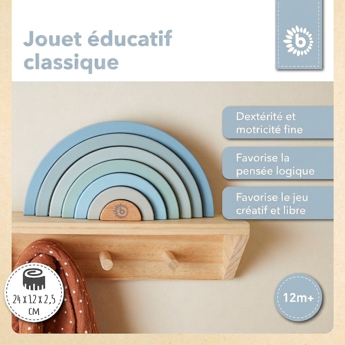 Regenbogen blau FSC® - FR Infographic